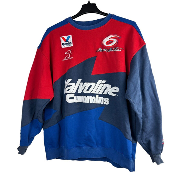 *Flawed* Mark Martin Valvoline Racing Nascar Sweatshirt XXL Chase Authentics - Picture 15 of 16